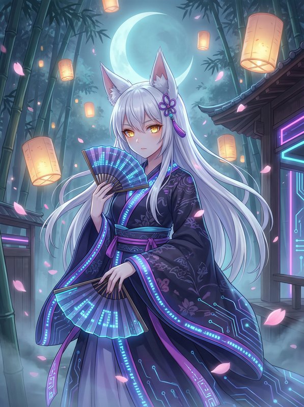 国产自拍动漫-月下狐灵传说
